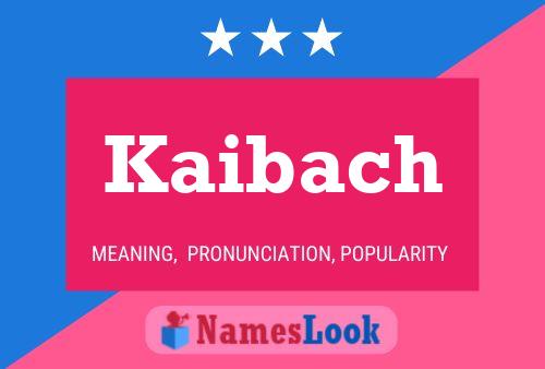 ملصق اسم Kaibach