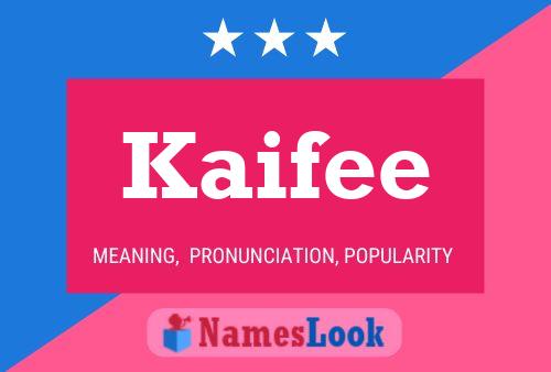 ملصق اسم Kaifee