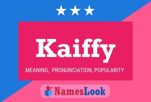 ملصق اسم Kaiffy