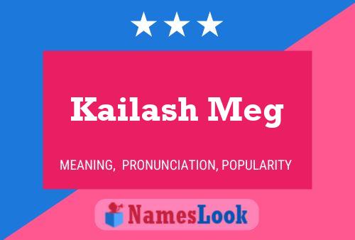 ملصق اسم Kailash Meg