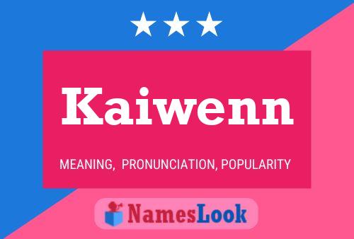 ملصق اسم Kaiwenn