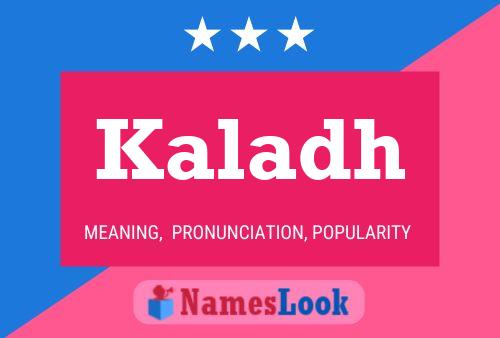 ملصق اسم Kaladh