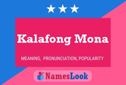 ملصق اسم Kalafong Mona