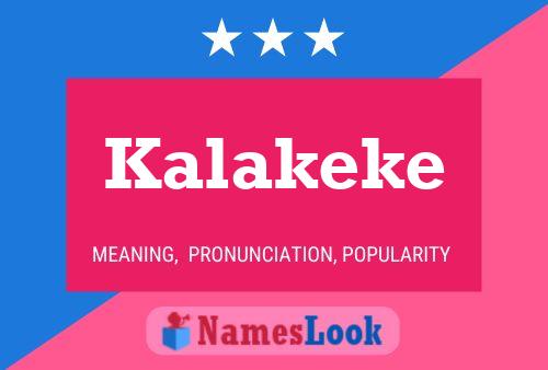 ملصق اسم Kalakeke