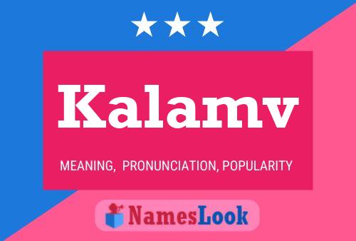 ملصق اسم Kalamv