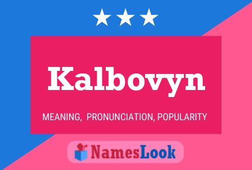 ملصق اسم Kalbovyn