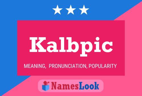 ملصق اسم Kalbpic