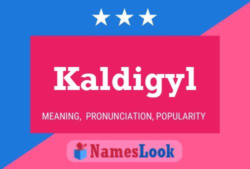 ملصق اسم Kaldigyl