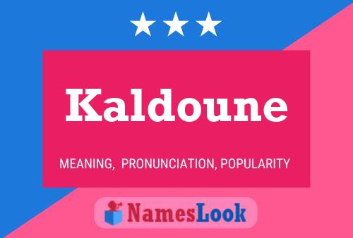 ملصق اسم Kaldoune