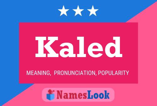 ملصق اسم Kaled