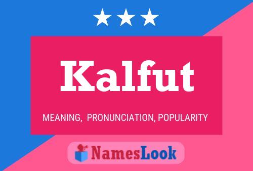 ملصق اسم Kalfut