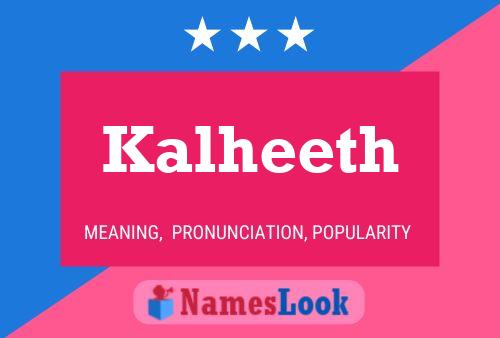 ملصق اسم Kalheeth