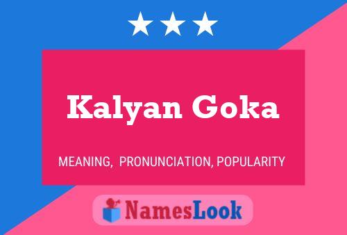 ملصق اسم Kalyan Goka