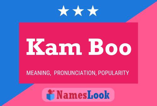 ملصق اسم Kam Boo