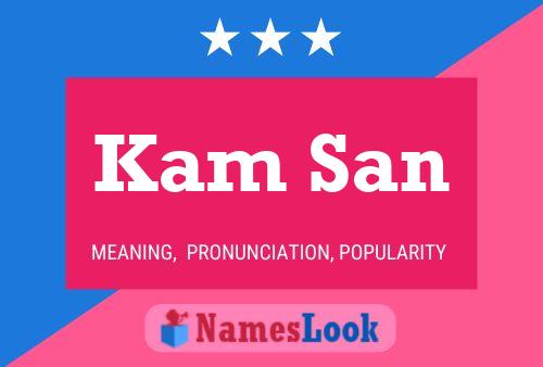 ملصق اسم Kam San