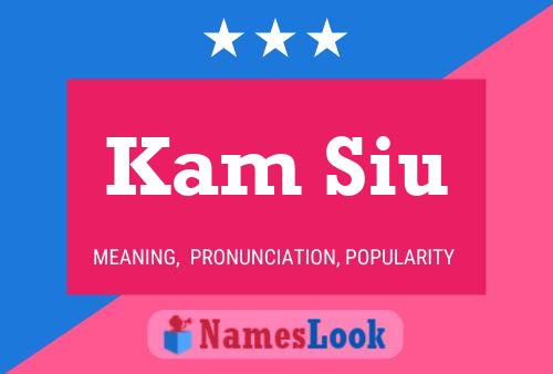 ملصق اسم Kam Siu