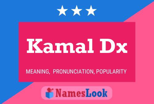 ملصق اسم Kamal Dx