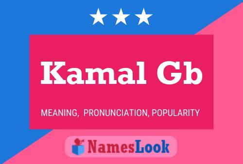 ملصق اسم Kamal Gb