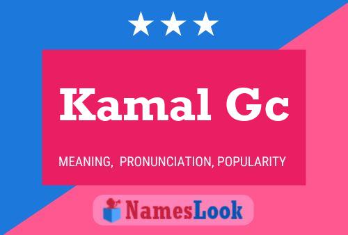 ملصق اسم Kamal Gc