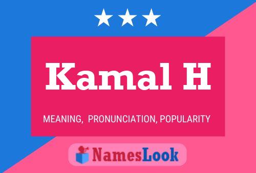 ملصق اسم Kamal H