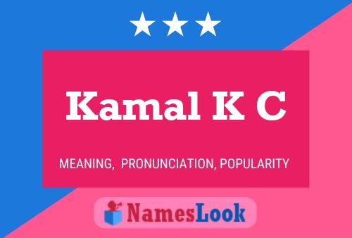 ملصق اسم Kamal K C