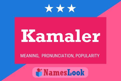 ملصق اسم Kamaler