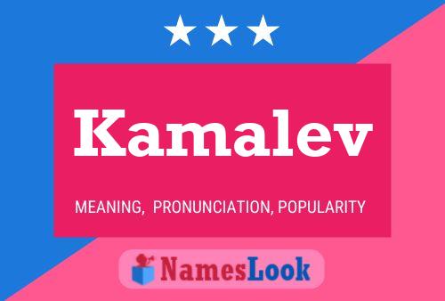 ملصق اسم Kamalev