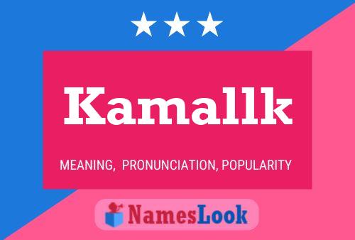 ملصق اسم Kamallk