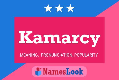 ملصق اسم Kamarcy