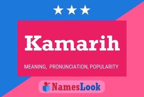 ملصق اسم Kamarih