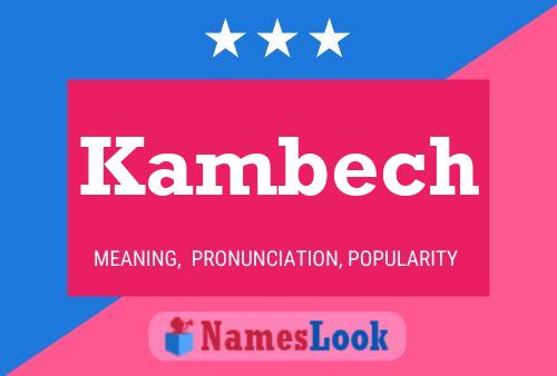 ملصق اسم Kambech