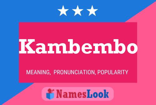 ملصق اسم Kambembo