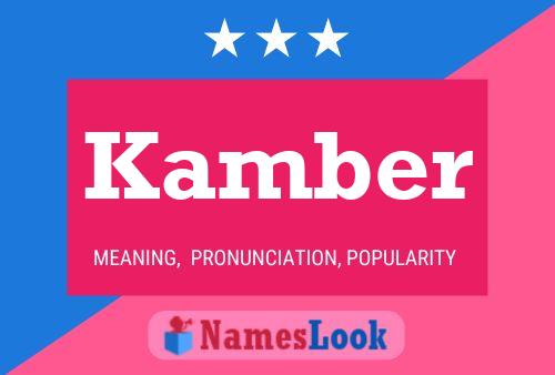 ملصق اسم Kamber