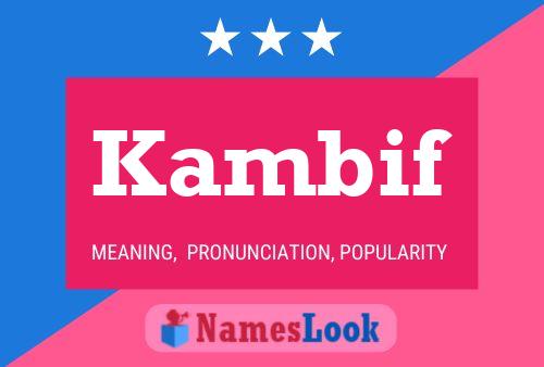 ملصق اسم Kambif