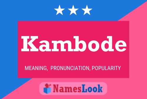 ملصق اسم Kambode