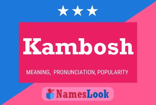 ملصق اسم Kambosh