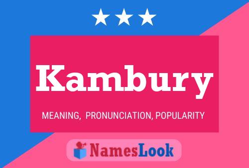 ملصق اسم Kambury