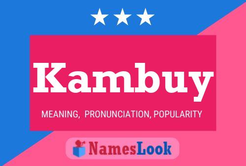 ملصق اسم Kambuy