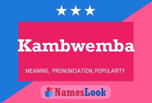 ملصق اسم Kambwemba