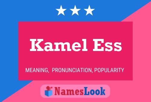 ملصق اسم Kamel Ess