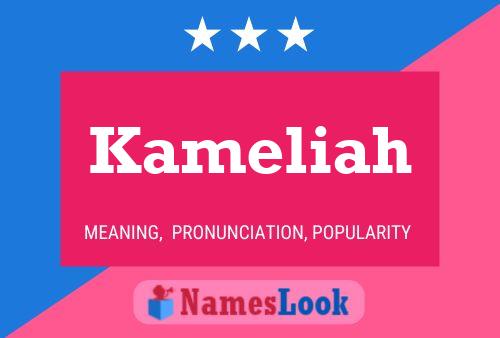 ملصق اسم Kameliah