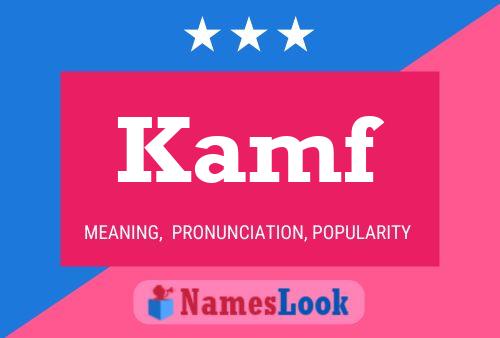 ملصق اسم Kamf