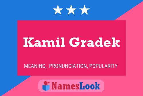 ملصق اسم Kamil Gradek