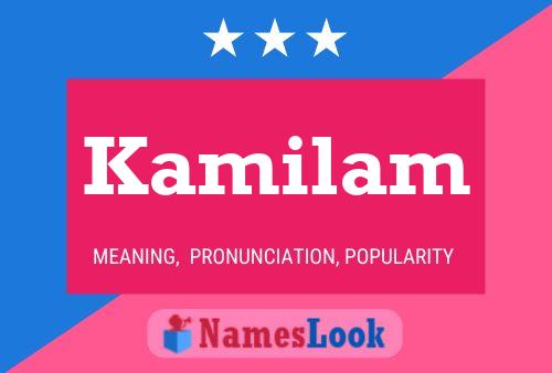 ملصق اسم Kamilam