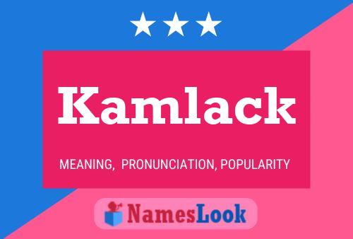 ملصق اسم Kamlack