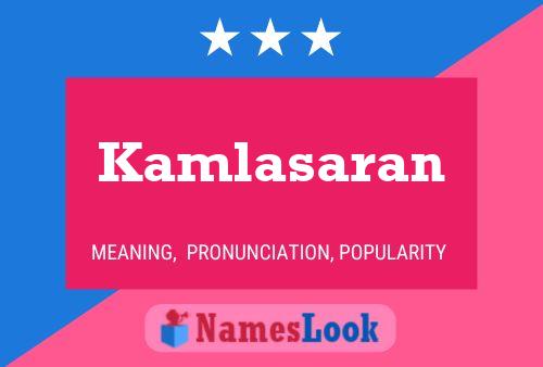 ملصق اسم Kamlasaran