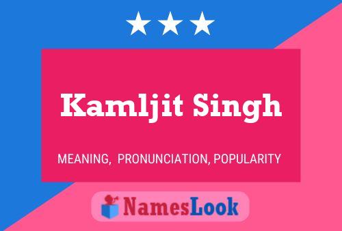 ملصق اسم Kamljit Singh