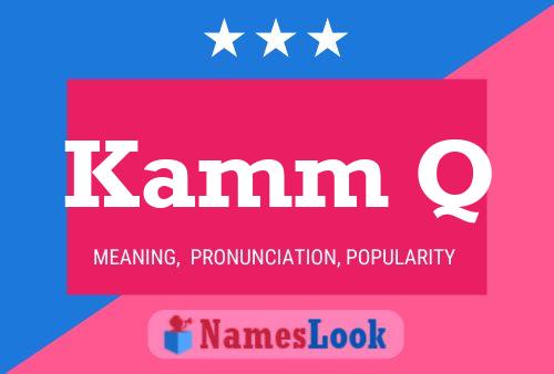 ملصق اسم Kamm Q