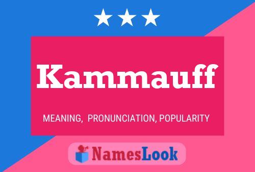 ملصق اسم Kammauff