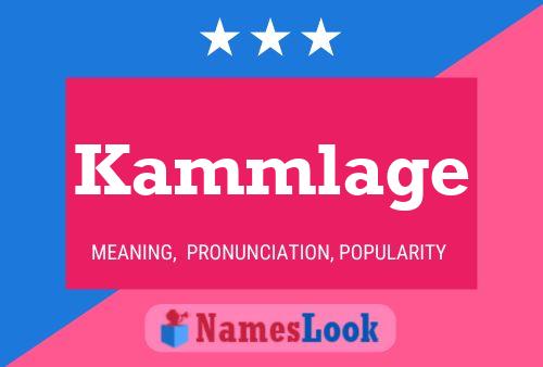 ملصق اسم Kammlage